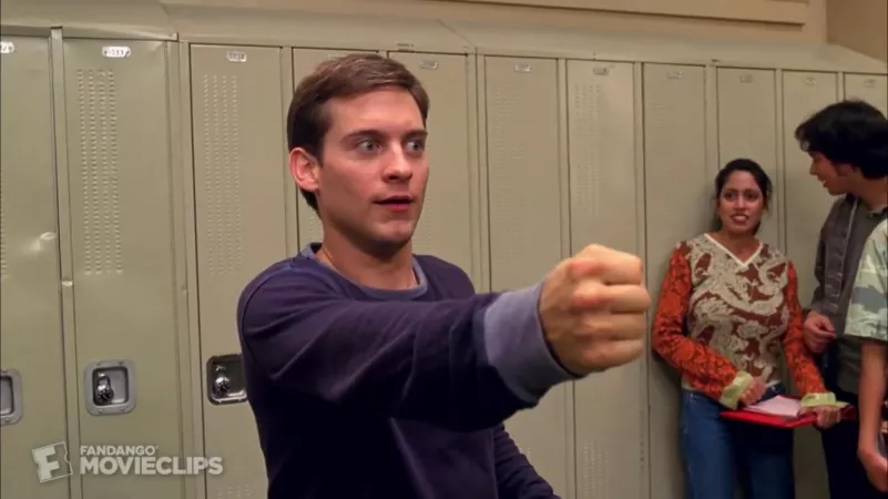 This woman behind my boy tobey has some mommy milkers on her fr