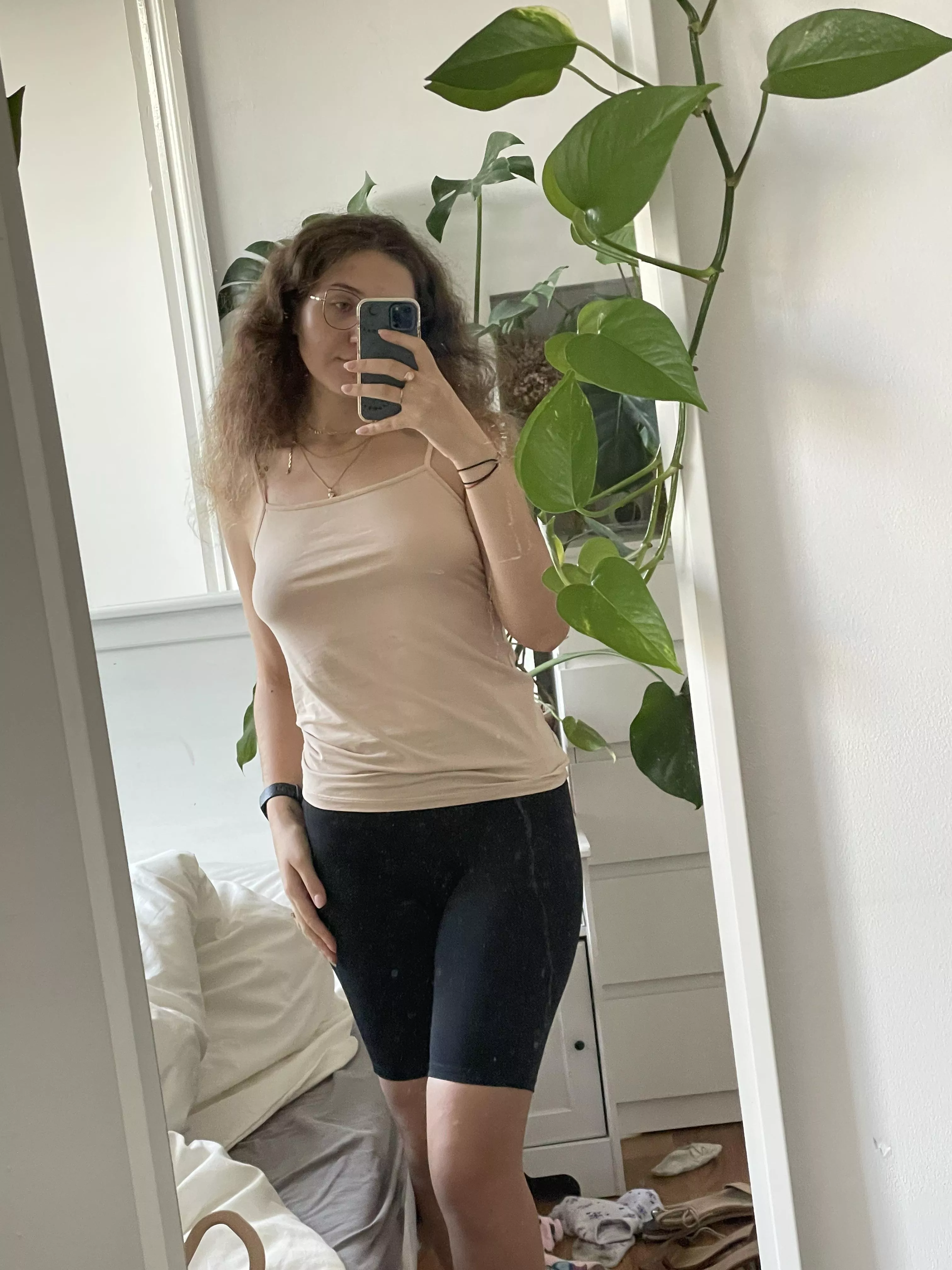 tight shorts, tight top, not so tight body 😁 tight shorts, tight top, not so tight body 😁