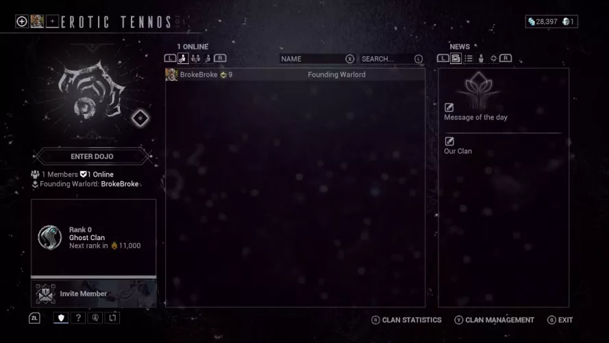 To anyone who wants to be a clan, let me know if this isn't a place to place this and I'll take it down.