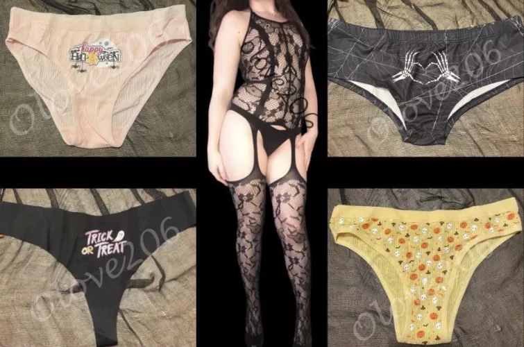 Tons of Halloween panties ON SALE now ✨ Snag a pair today & get a spin on my freebie wheel! ✨kik @LivL206 [selling] I’m ovulating this week, so these will be SUPER STRONG!