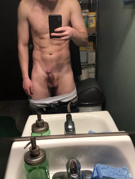 Took this one at work when I was feeling naughty 😈