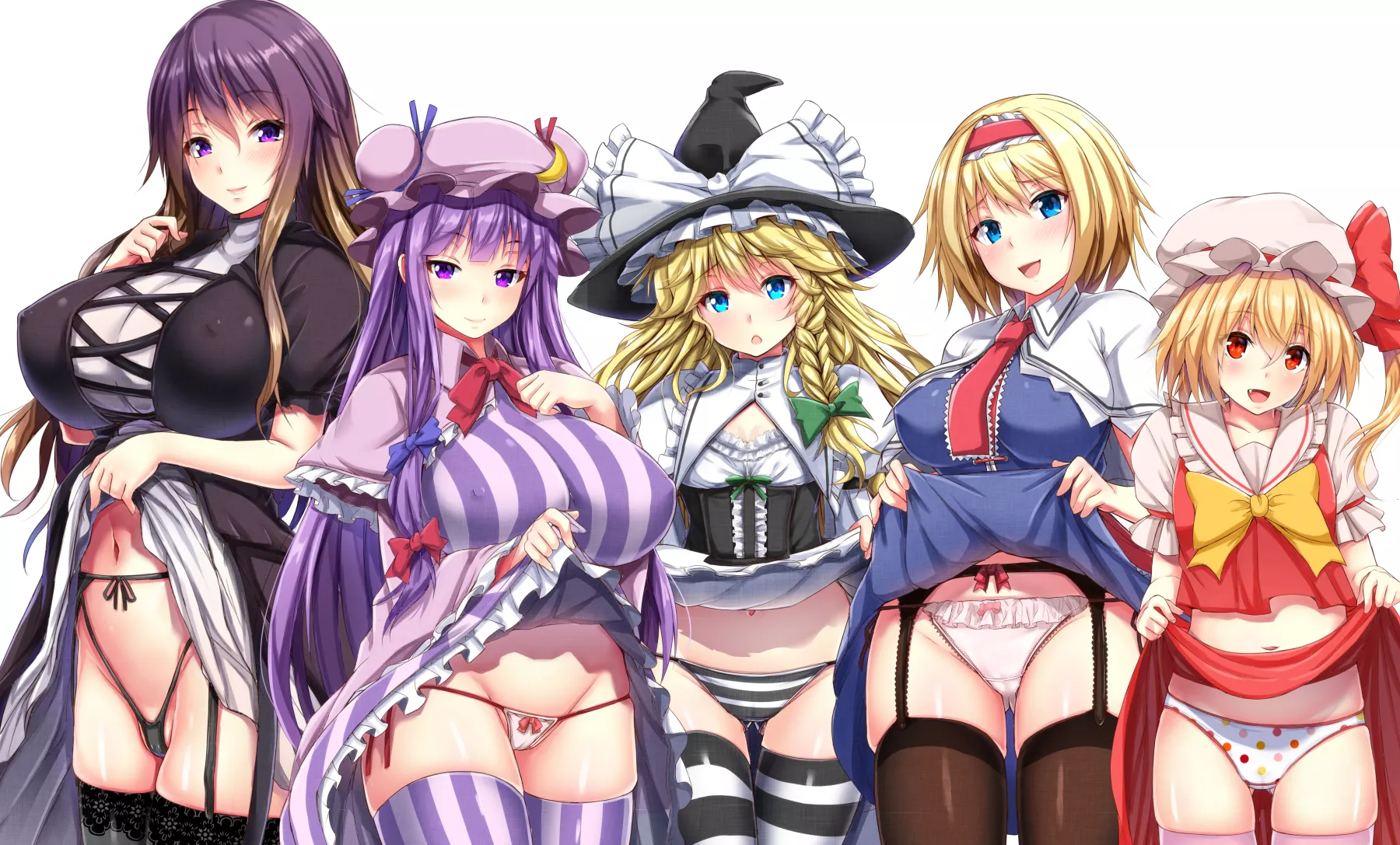 Touhou assorted pantsu