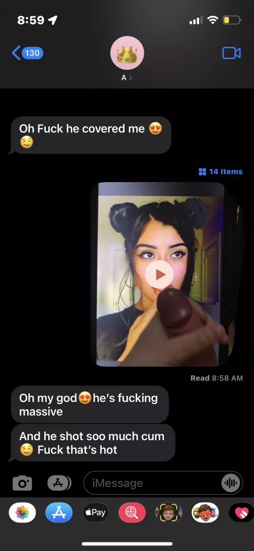 Trib my gf for her reaction kik mami_simba