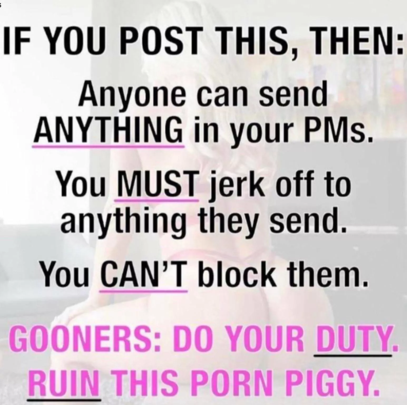 Try me you won’t