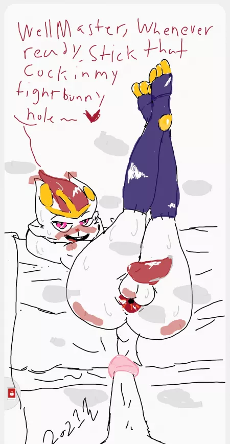 Turning up the HEAT in bedroom. (I made this/ Cinderace is my favorite fire starter BTW)