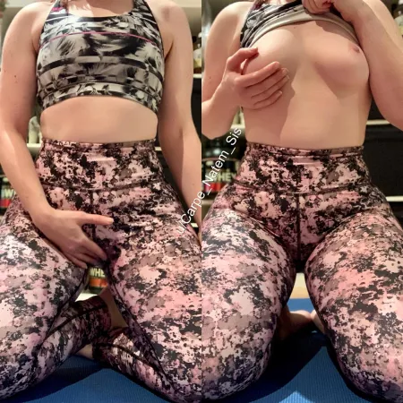 Undecided on my workout routine - is it a day for hip thrusts… or chest presses… 🤔 (f)