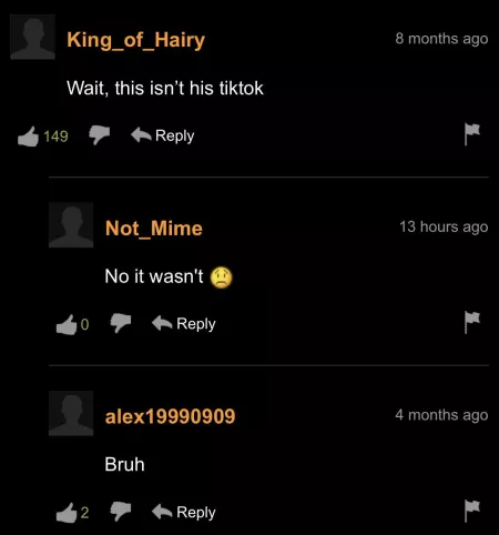 Under Mr. Sins video