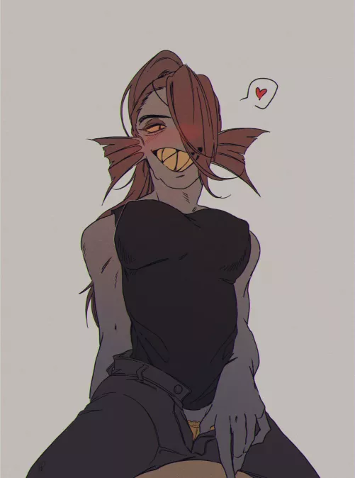 [Undyne] is horny (@Under_kmtree05)
