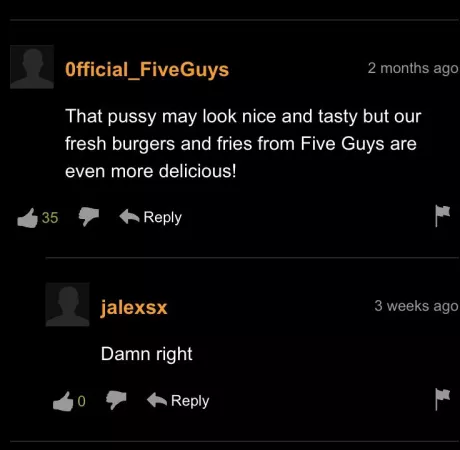 Unexpected Five Guys ad