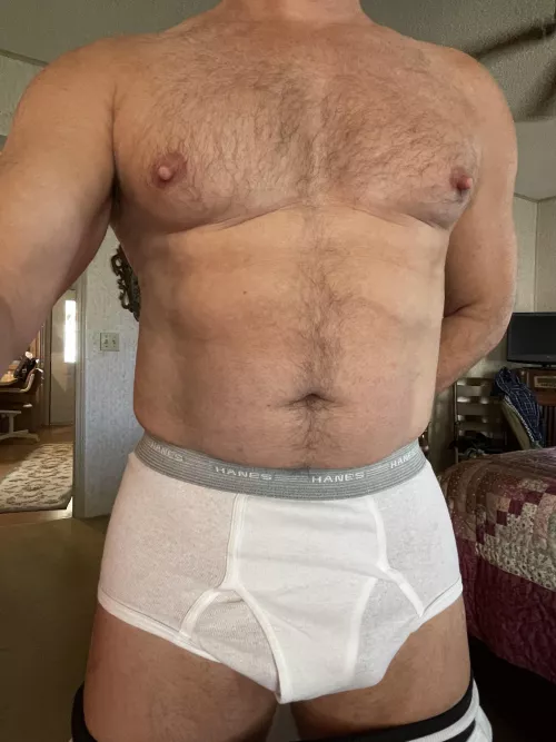 Vintage Hanes briefs for TWT = perfection!