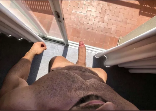 Walking around the house and the yard for hours and my erection can't go away.U think someone noticed?