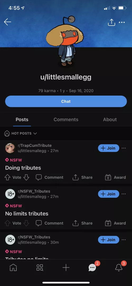 Watch out collector blocked me after saying he was sending a trib