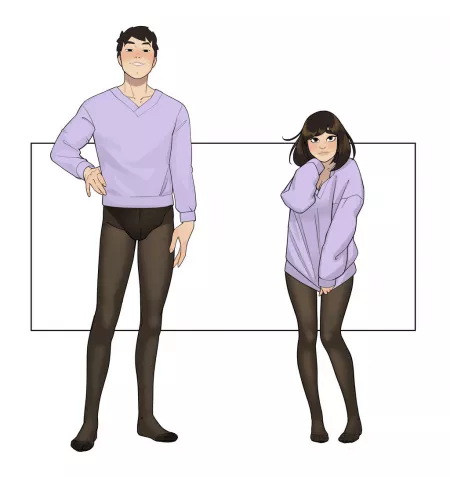 We are men, we are men in tights by CastleDolphyn (MTF/TG)