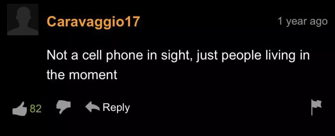 We should all try to enjoy life like this group