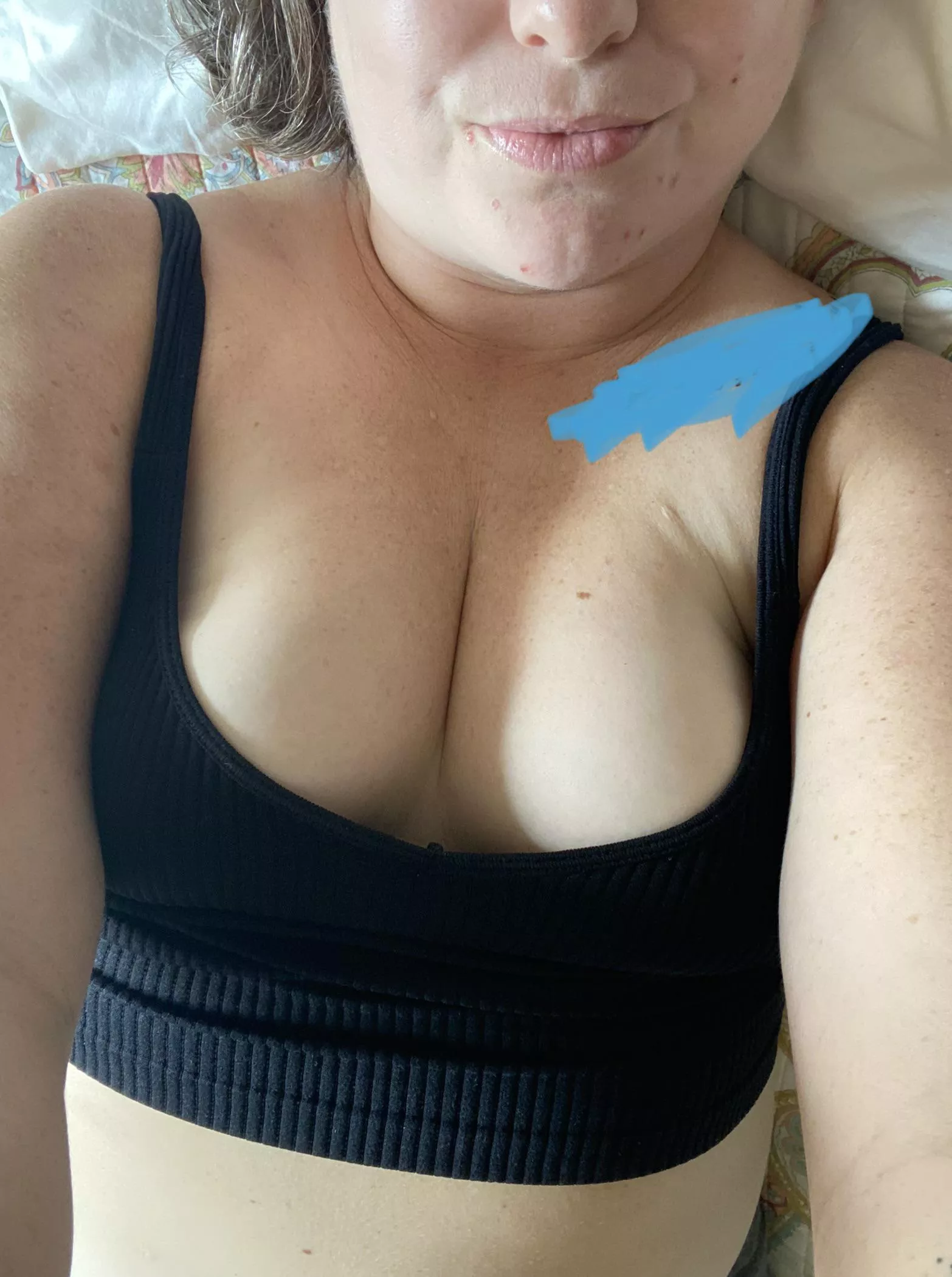 Wearing a mask all day ruining my skin. Could use a good facial~34