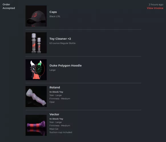 Went a whole 10 months without ordering anything but caved in today's drop