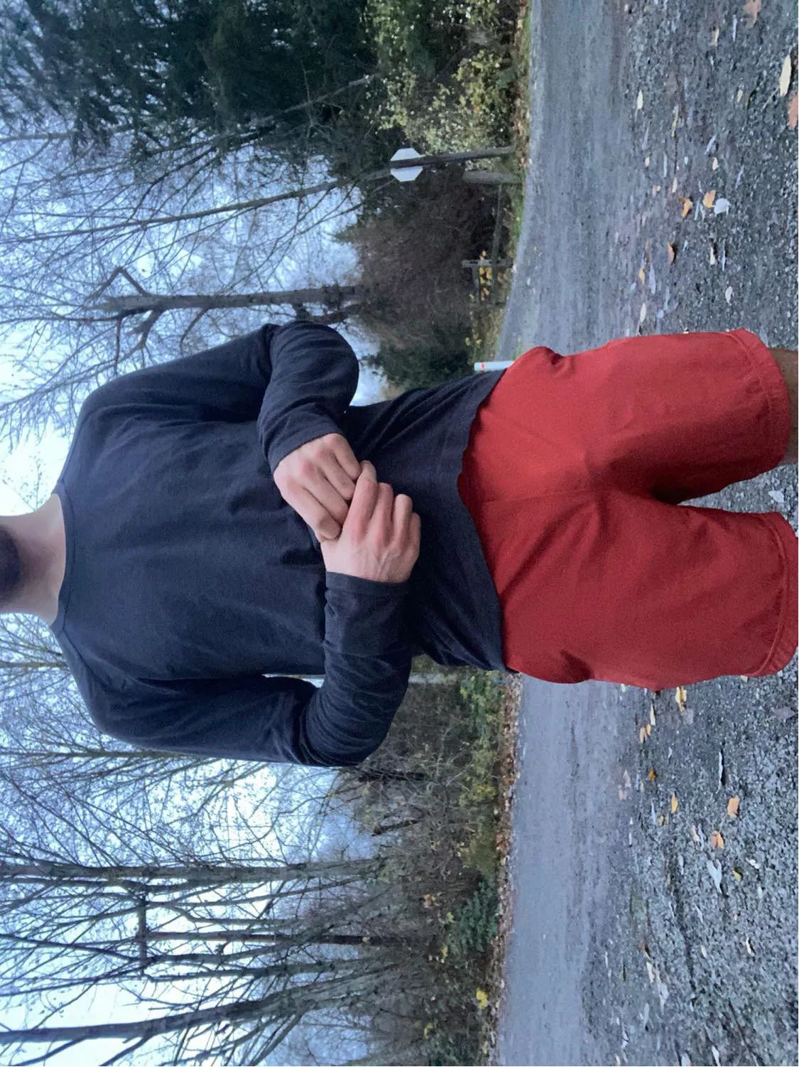 went for a run…