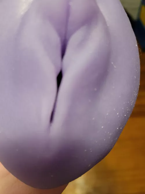 What are these white particles on my brand new BD? Is this normal?