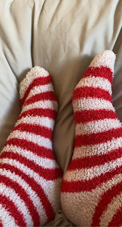 What do you think of my warm socks?😜