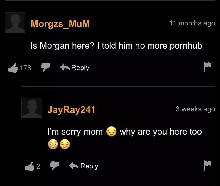 What Morgan’s mom doing