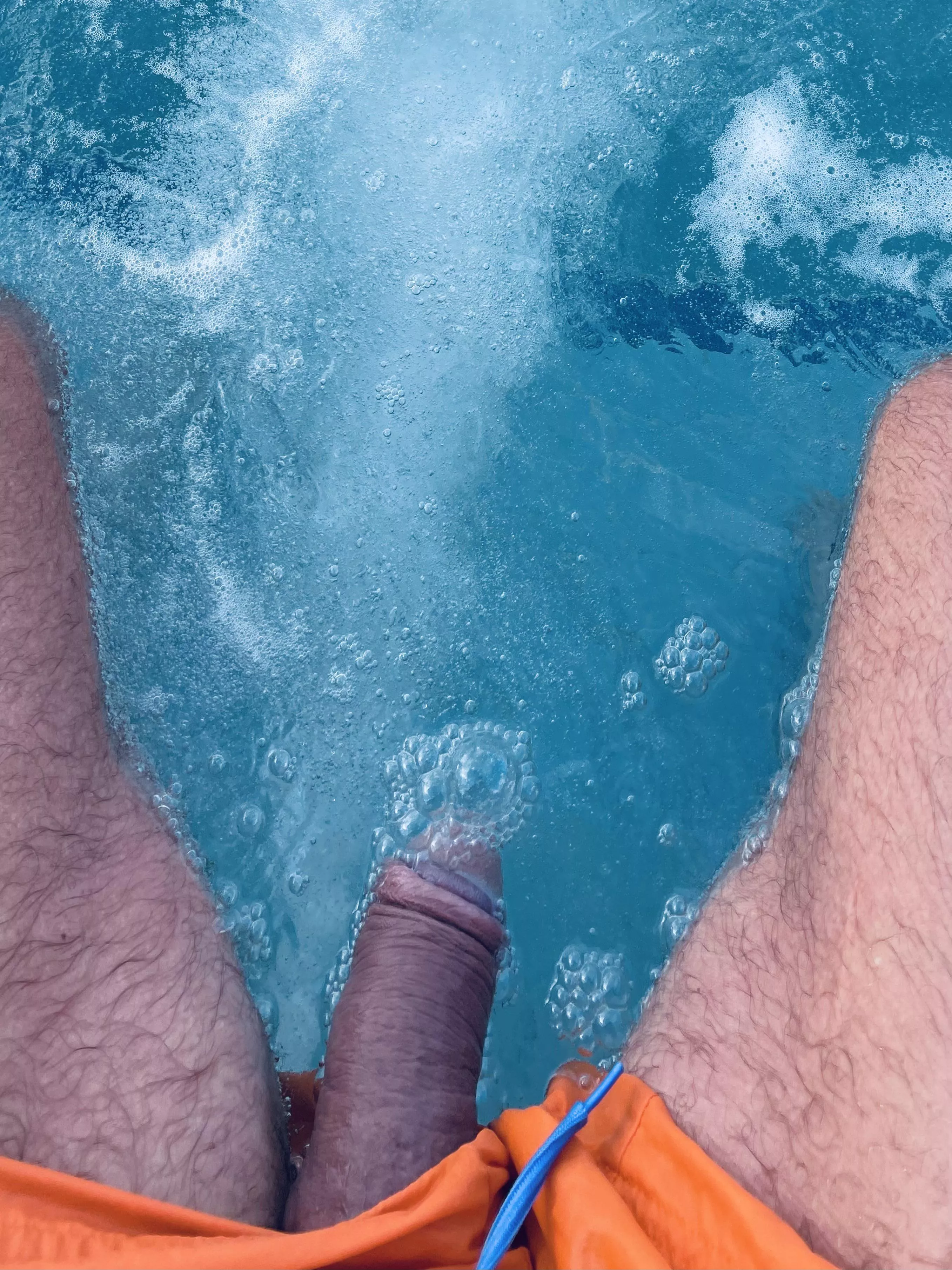 What’s not to love about letting the hotel hot tub jets massage my penis.