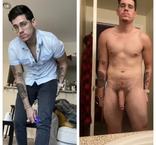 When we go out vs. when we get home 😏