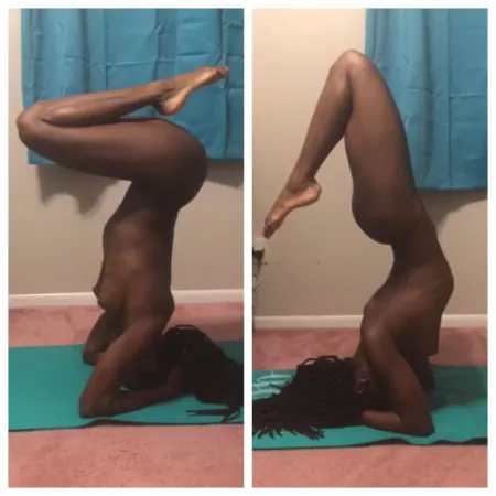 Which pose do you like best!?🧘🏾‍♀️