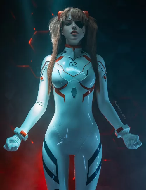 White suit Asuka by shirogane_sama