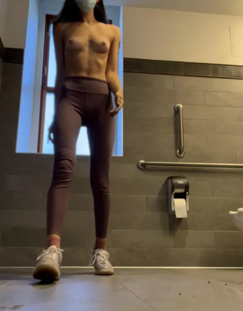 Who said getting fucked in a public bathroom wasn’t hot?