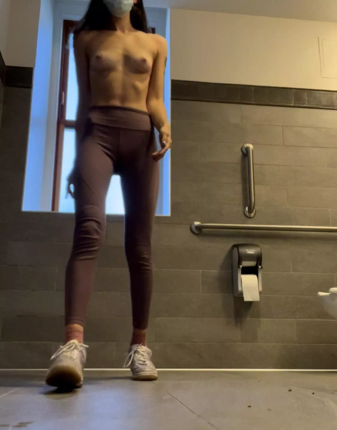 Who said getting fucked in a public bathroom wasn’t hot?