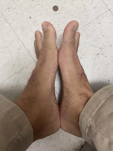 Who wants more of my big feet? Size 17 dms open