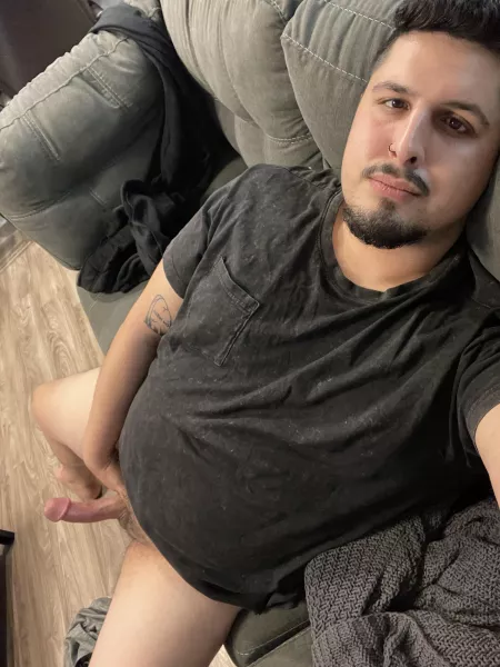 Who wants to get on their knees and suck me while I work?