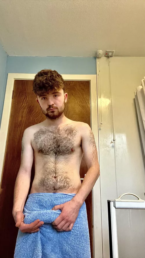 Who wants to know what’s under my towel?