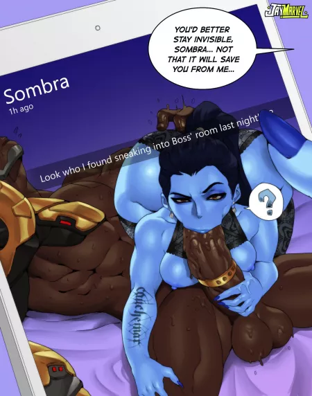 Widowmaker caught suckin’ doomfist. Widowmaker caught suckin’ doomfist.