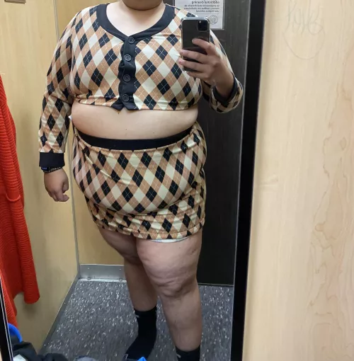 Wifey said finding something sexy/cute our Bull can fuck you in, on our date this weekend. I hope he likes the easy access!😅