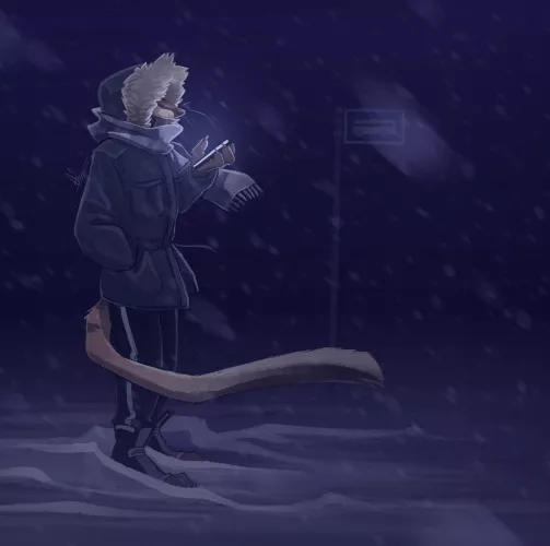 Winter is coming❄❄ [art by me, @/heretic.fox on Instagram]