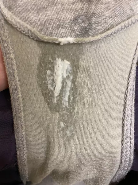 Woke up to a little surprise in the panties. Hormones are on the rise 😉