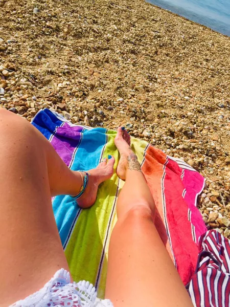 Work out then beach what could possibly be better for a Monday morning 🙏🥰❤️❤️