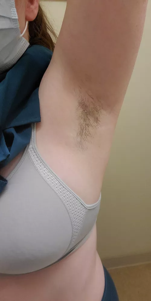 Working nurse armpit. Hows my growth coming along?