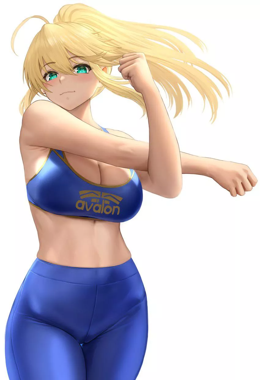 Workout Lancer Artoria (Fate/GO)