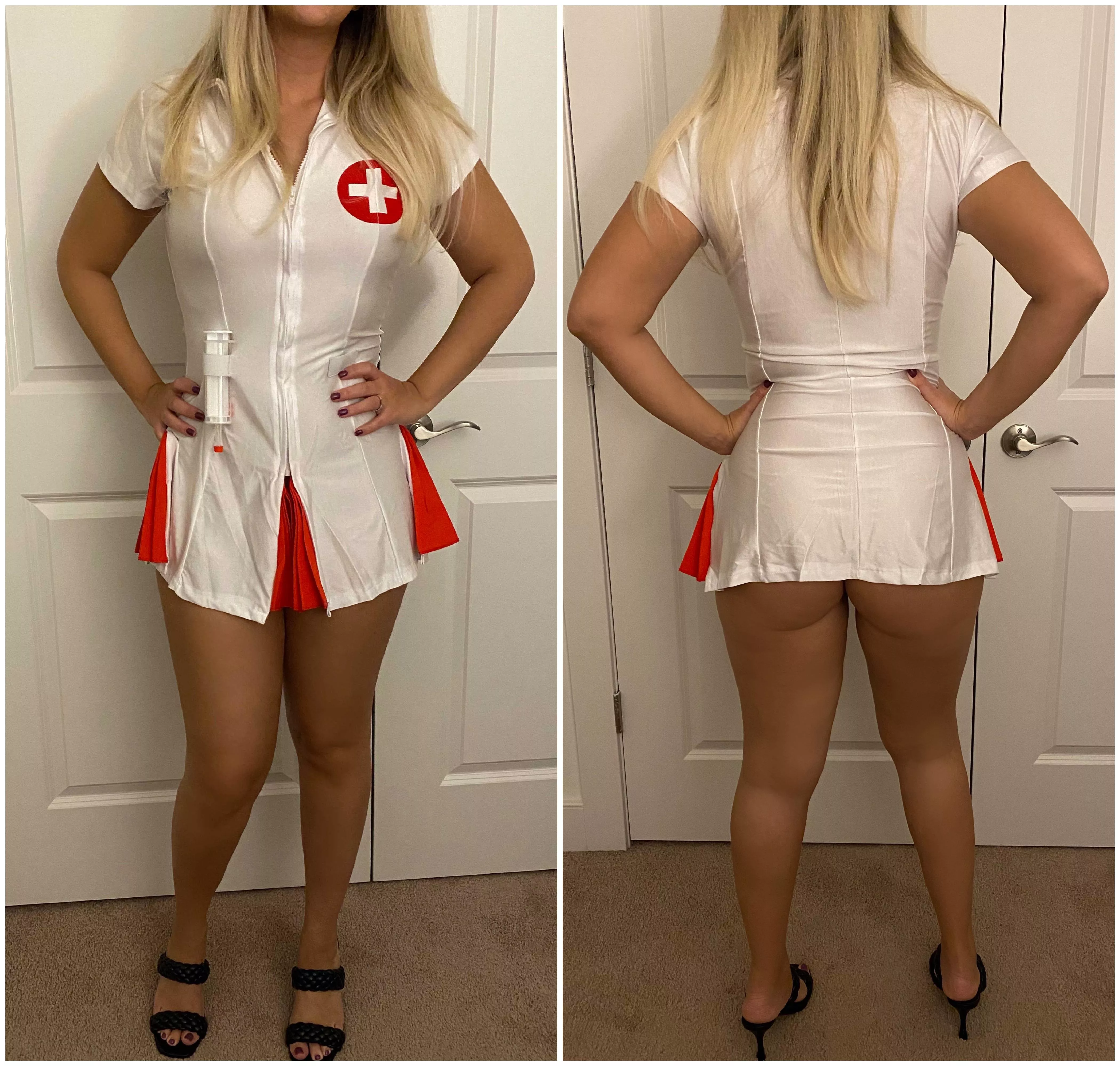 Would you fuck my wife (25F) if you saw her dressed at a Halloween party like this???