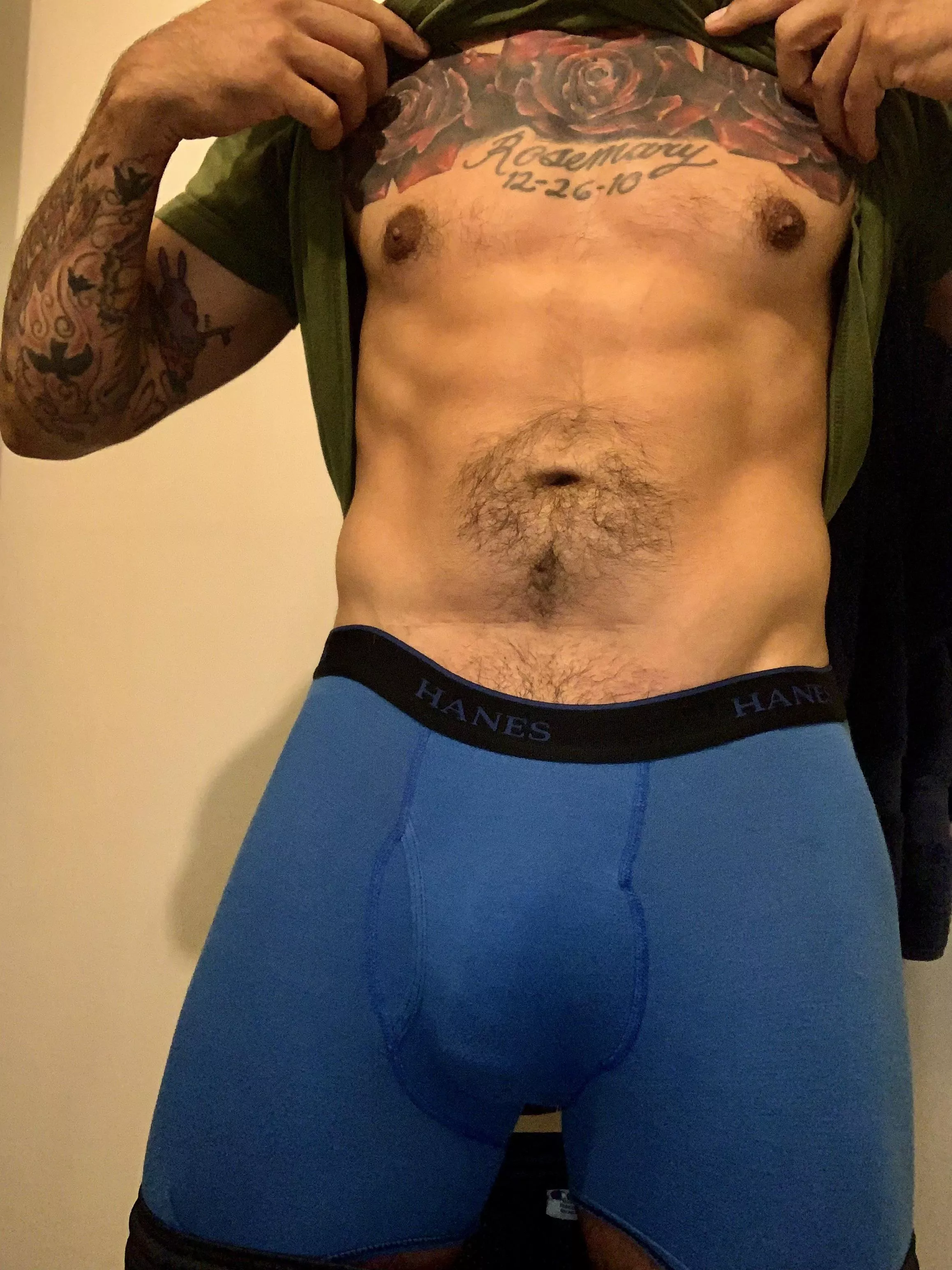 Would you pull them down to play with it? 🍆