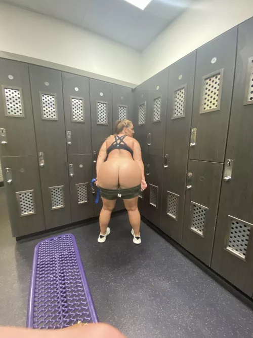 Would you spank me in the locker room? 😜