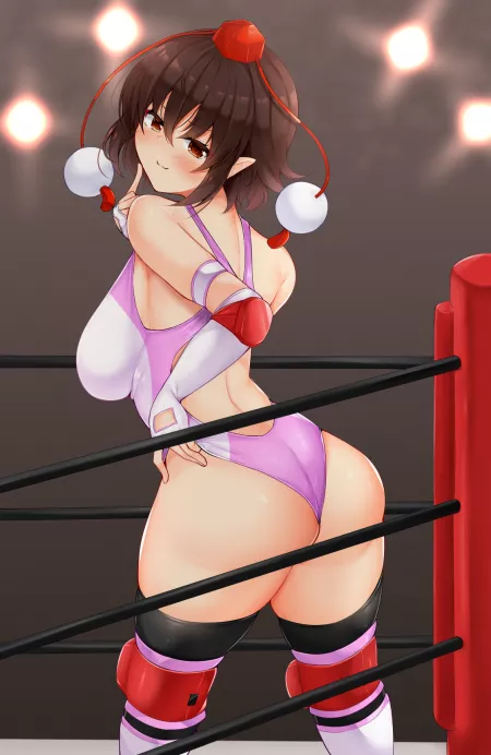 Wrestler Aya Looks Great In A One-Piece (Tokoya) [Touhou]