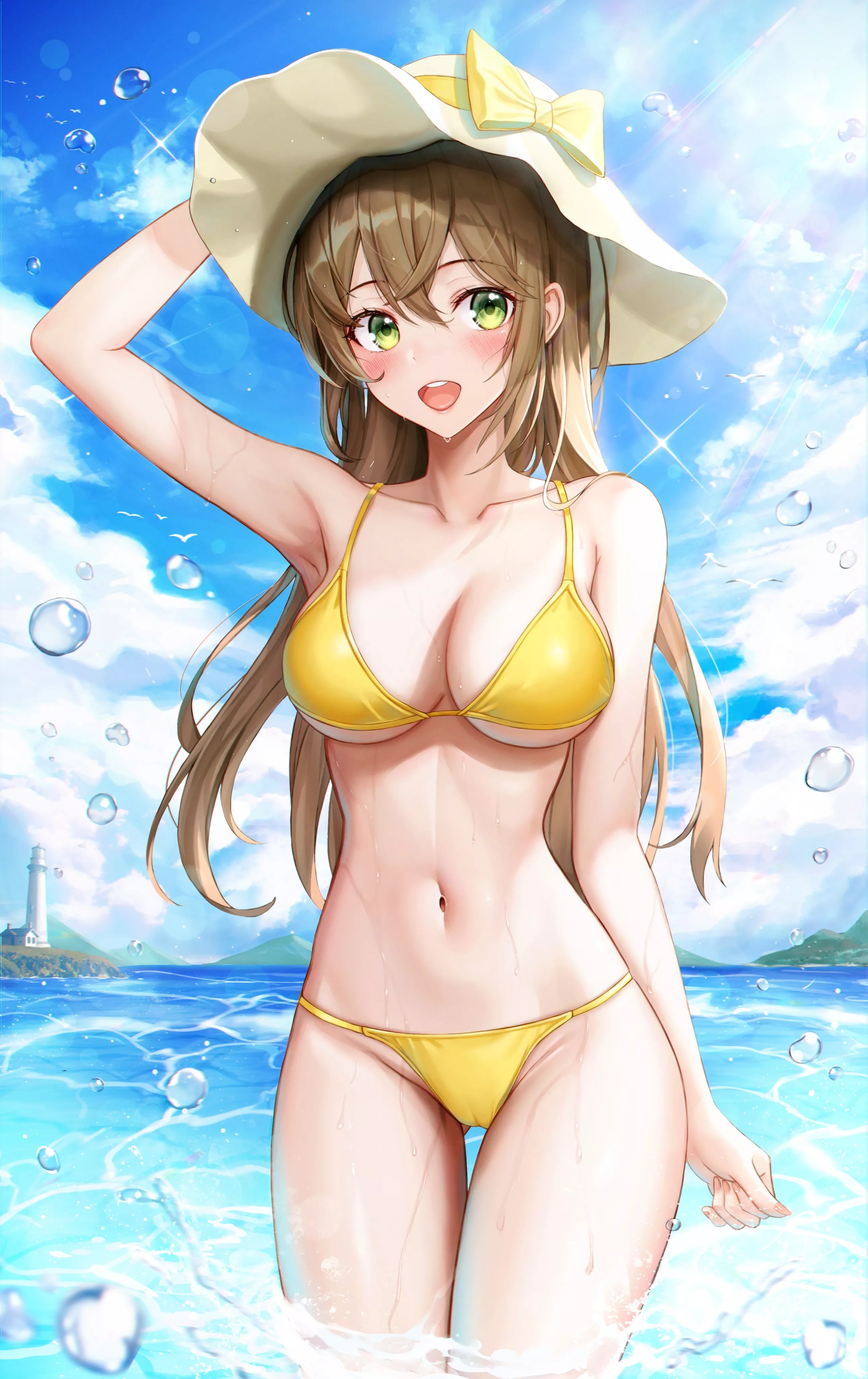 Yellow Swimsuit [Artist's Original]