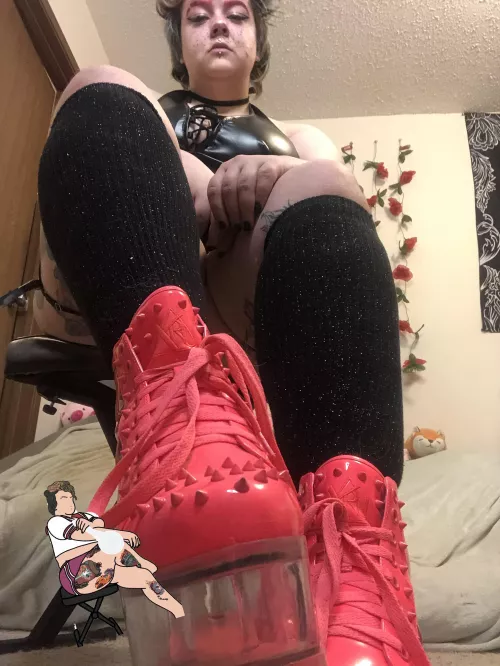 You belong beneath my boot