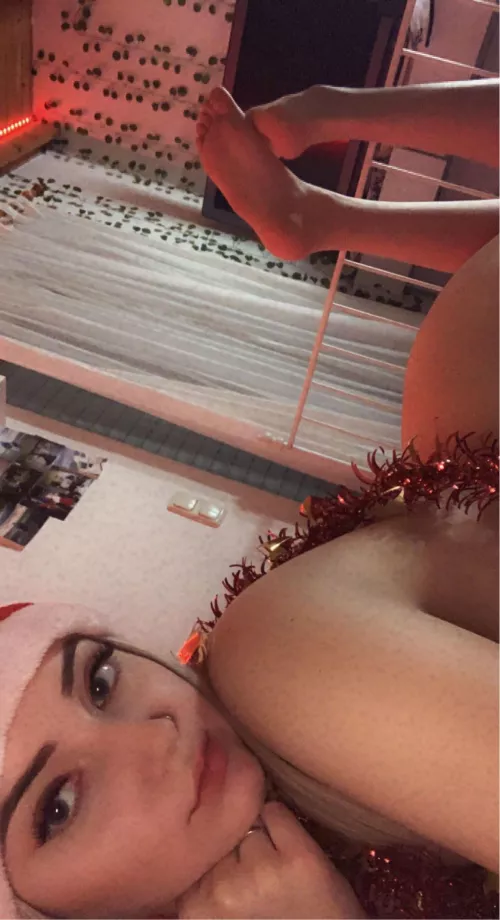 You come home and find me like this. Do you mind a blowjob from this view?