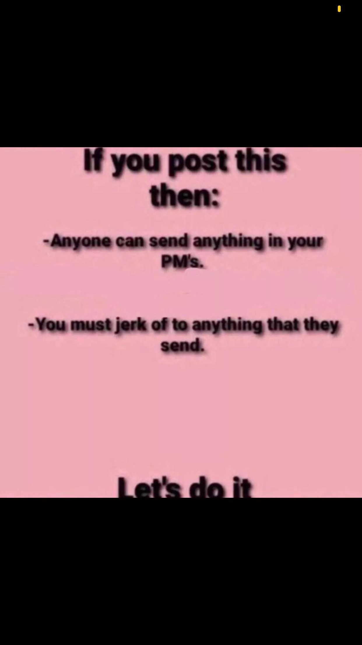 You don’t have to