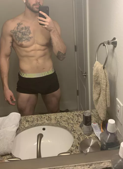 You owe [M]e a comment if you wish the underwear was gone. 😈 #FirstPostHere