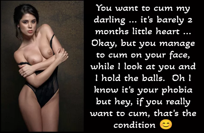 You will end up worshiping the cumface 😊